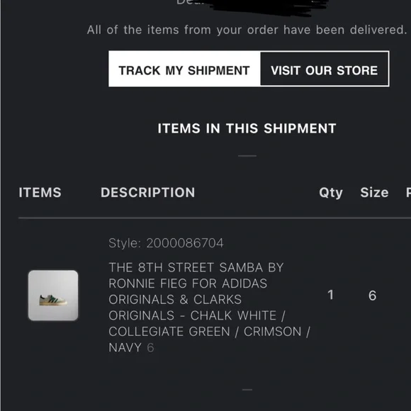 KITH adidas Clarks 8th Street Sambas by Ronnie Fieg Kithmas - White Multi - Picture 5 of 5